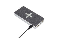 Thumbnail for XW300 - Design Kabelloser Powerbank Wave - 8000 mAh - Grau