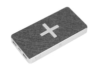 Thumbnail for XW300 - Design Kabelloser Powerbank Wave - 8000 mAh - Grau