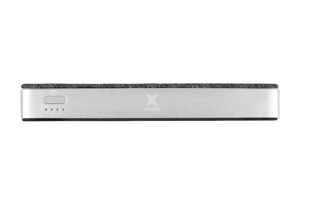 XW300 - Design Kabelloser Powerbank Wave - 8000 mAh - Grau