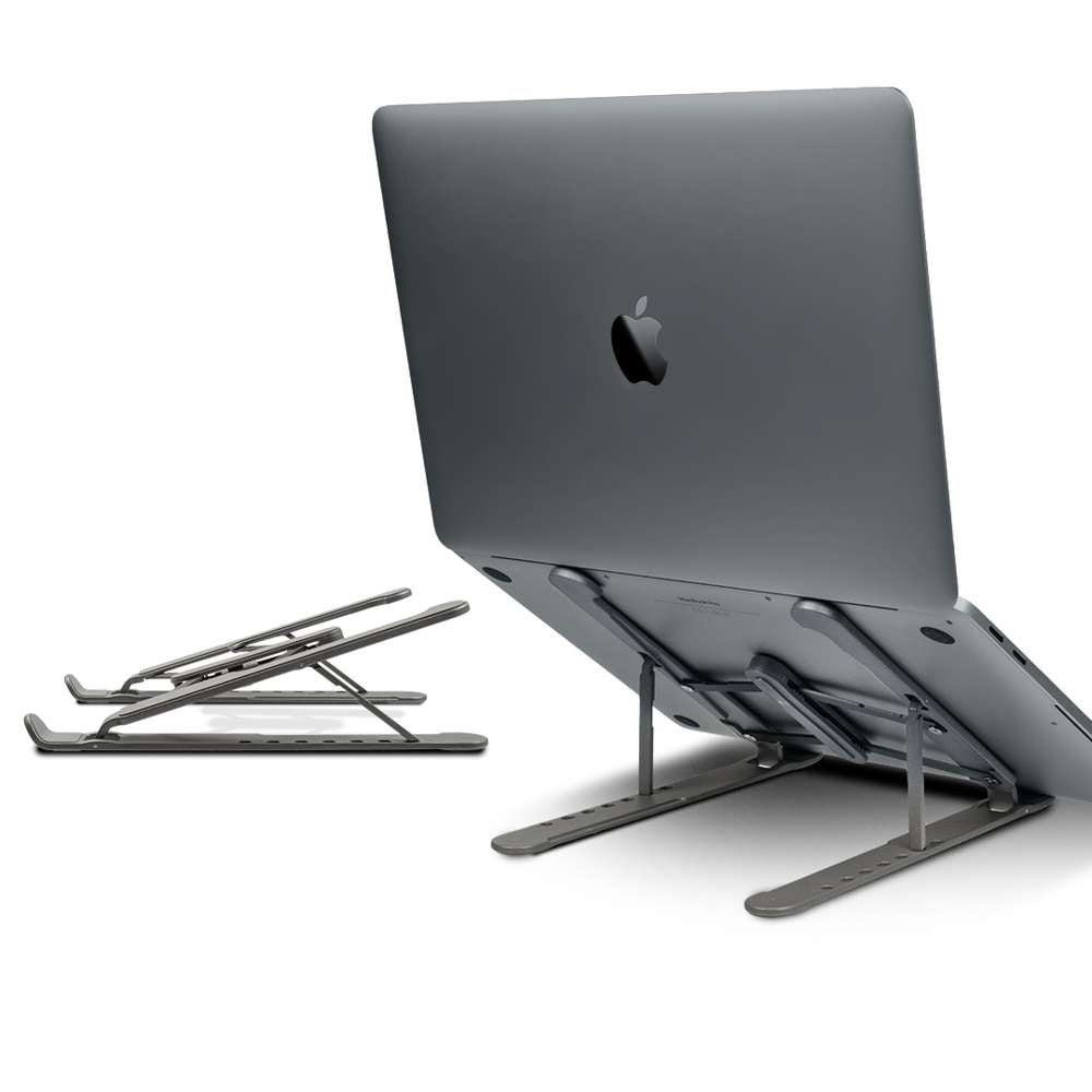 XWR01 - Worx Faltbarer Laptop-Riser und Tablet-Ständer - Silber
