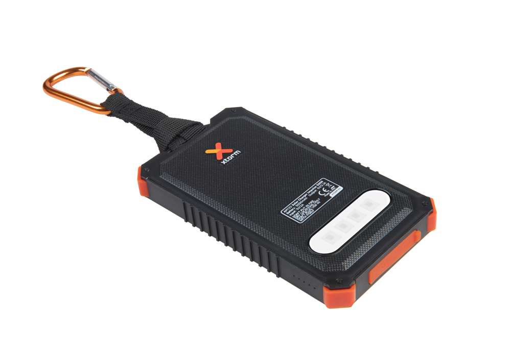 AM122 - Xtreme Solar Ladegerät Powerbank Impulse - 5000 mAh - Schwarz