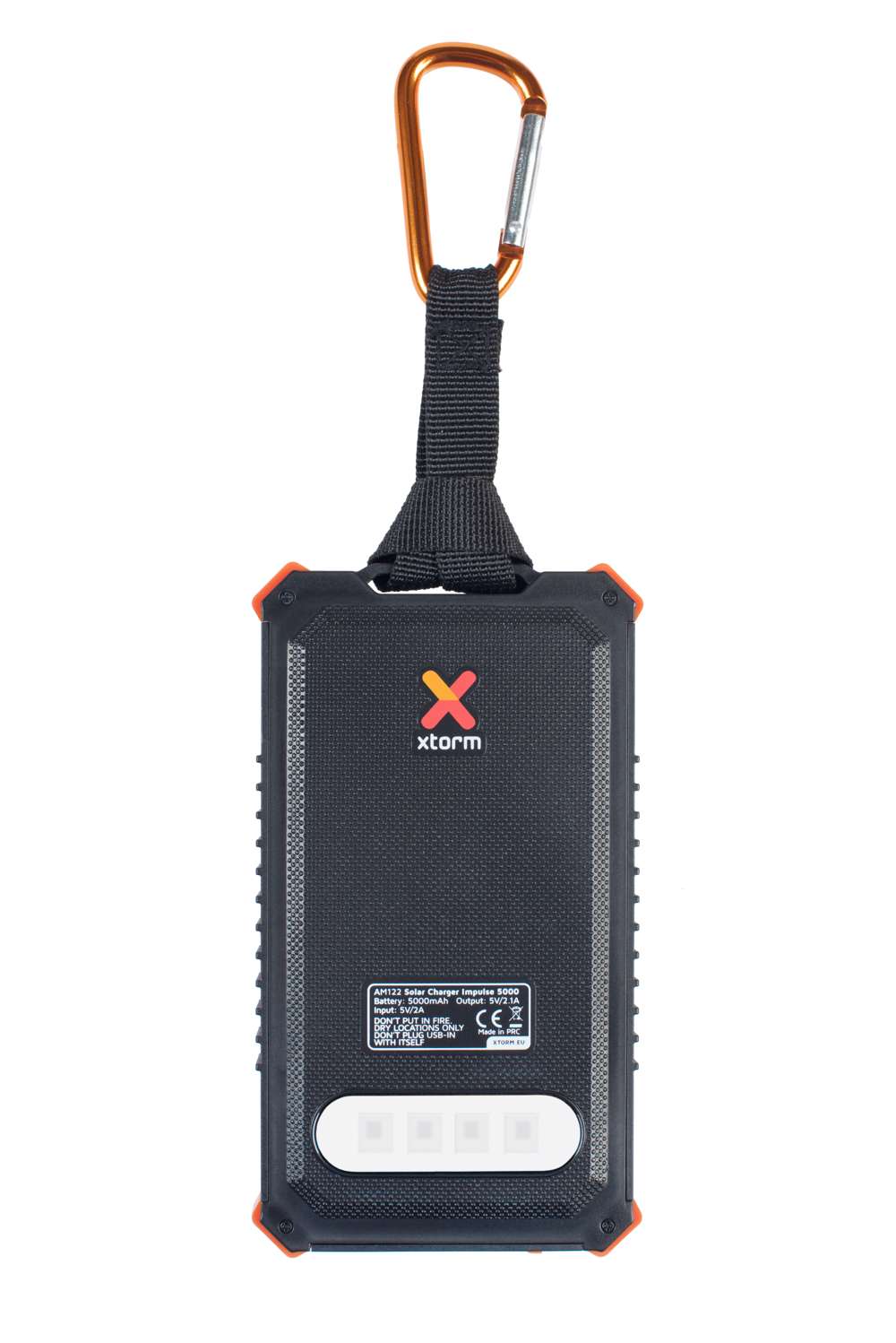AM122 - Xtreme Solar Ladegerät Powerbank Impulse - 5000 mAh - Schwarz