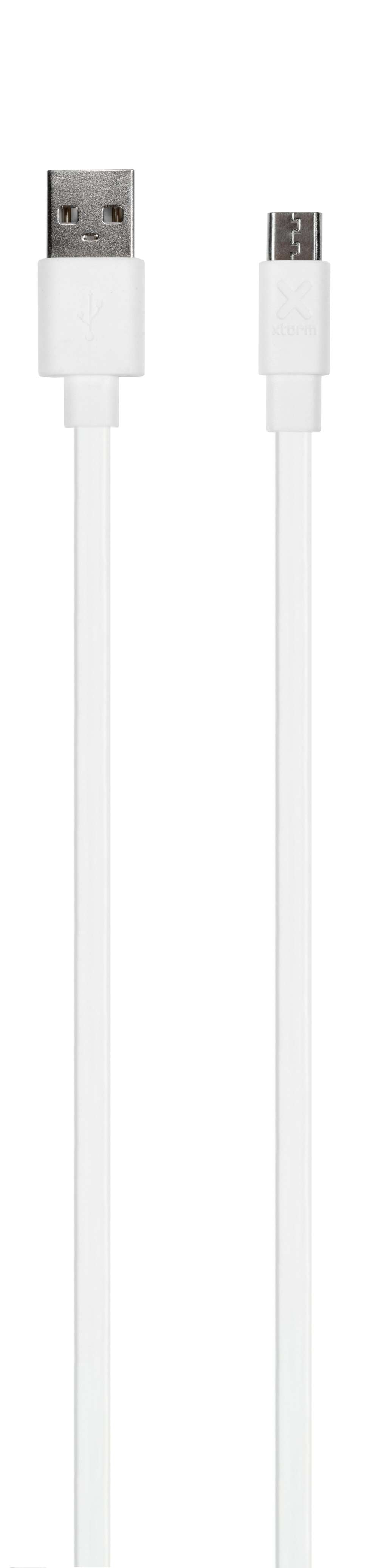 Flat USB auf Micro USB Kabel - 1 Meter