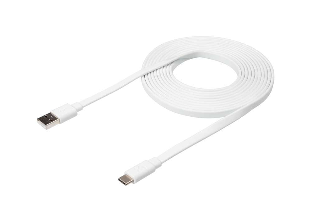 Flat USB auf USB-C Kabel - 3 Meter