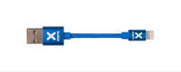 Thumbnail for CX020 - XB Replacement Kurzes USB auf Lightning Kabel - 9.7 cm - Blau
