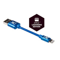 Thumbnail for CX020 - XB Replacement Kurzes USB auf Lightning Kabel - 9.7 cm - Blau