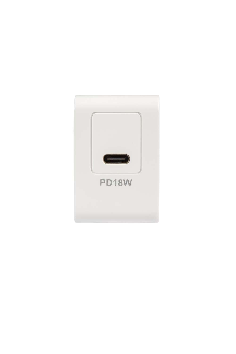 Original 18 W USB-C Power Delivery AC Adapter + USB-C Kabel - Rot/Weiß