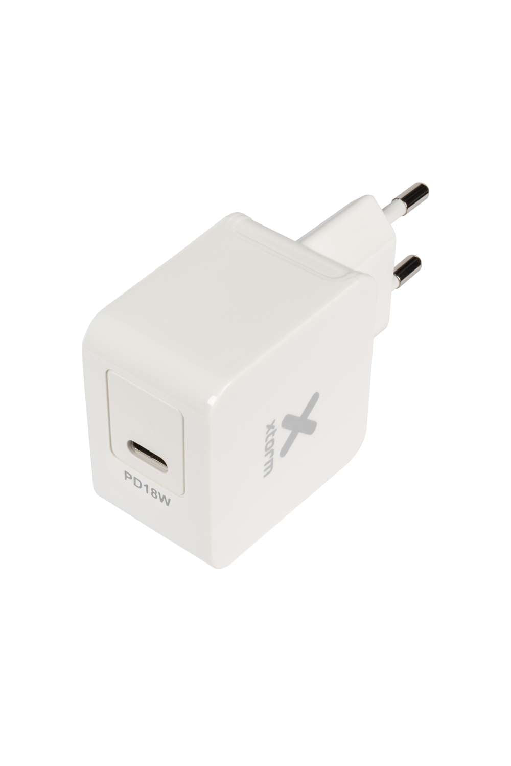 Original 18 W USB-C Power Delivery AC Adapter + USB-C Kabel - Rot/Weiß