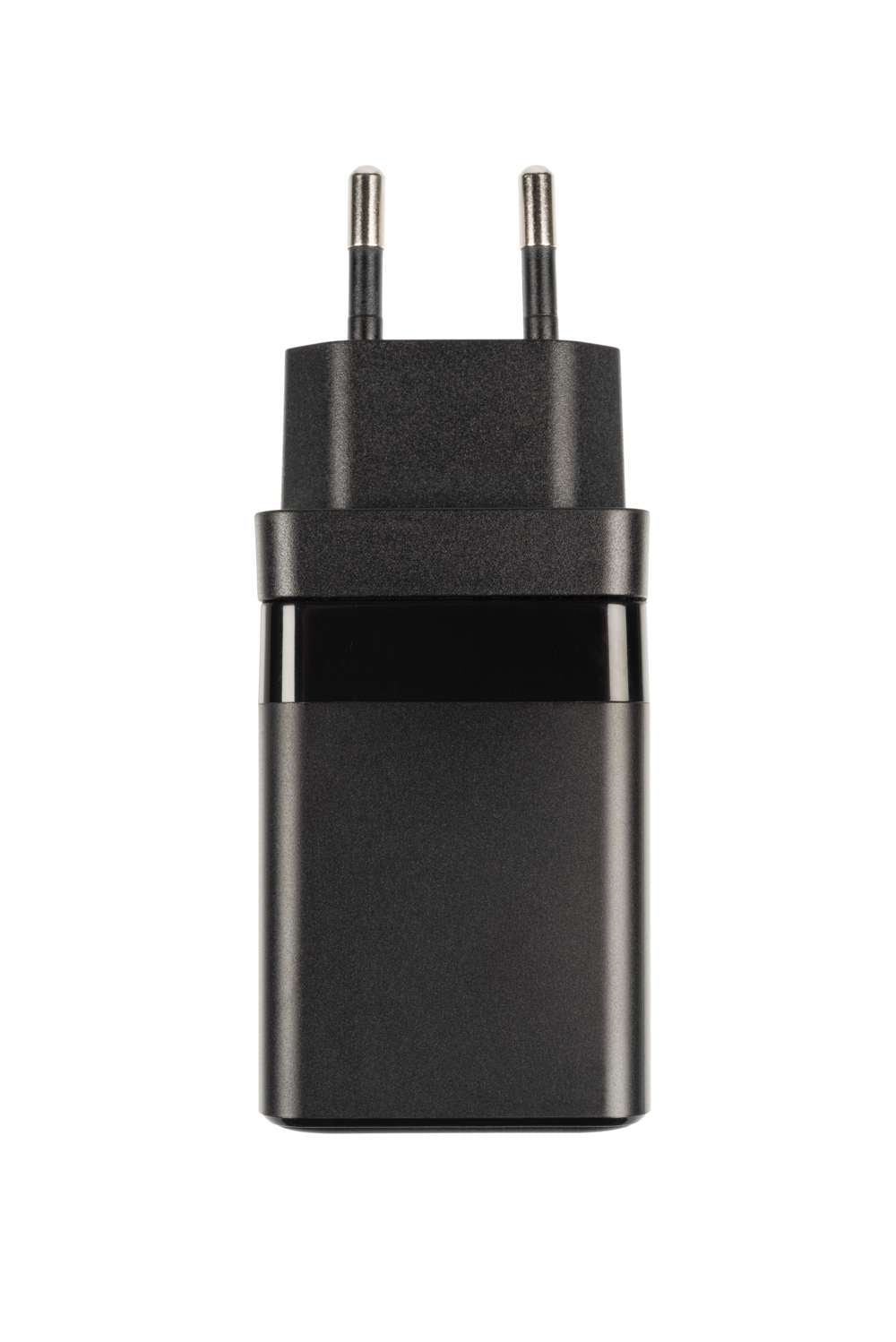 Volt AC Reiseadapter 2 x USB + USB auf USB-C Kabel - Schwarz