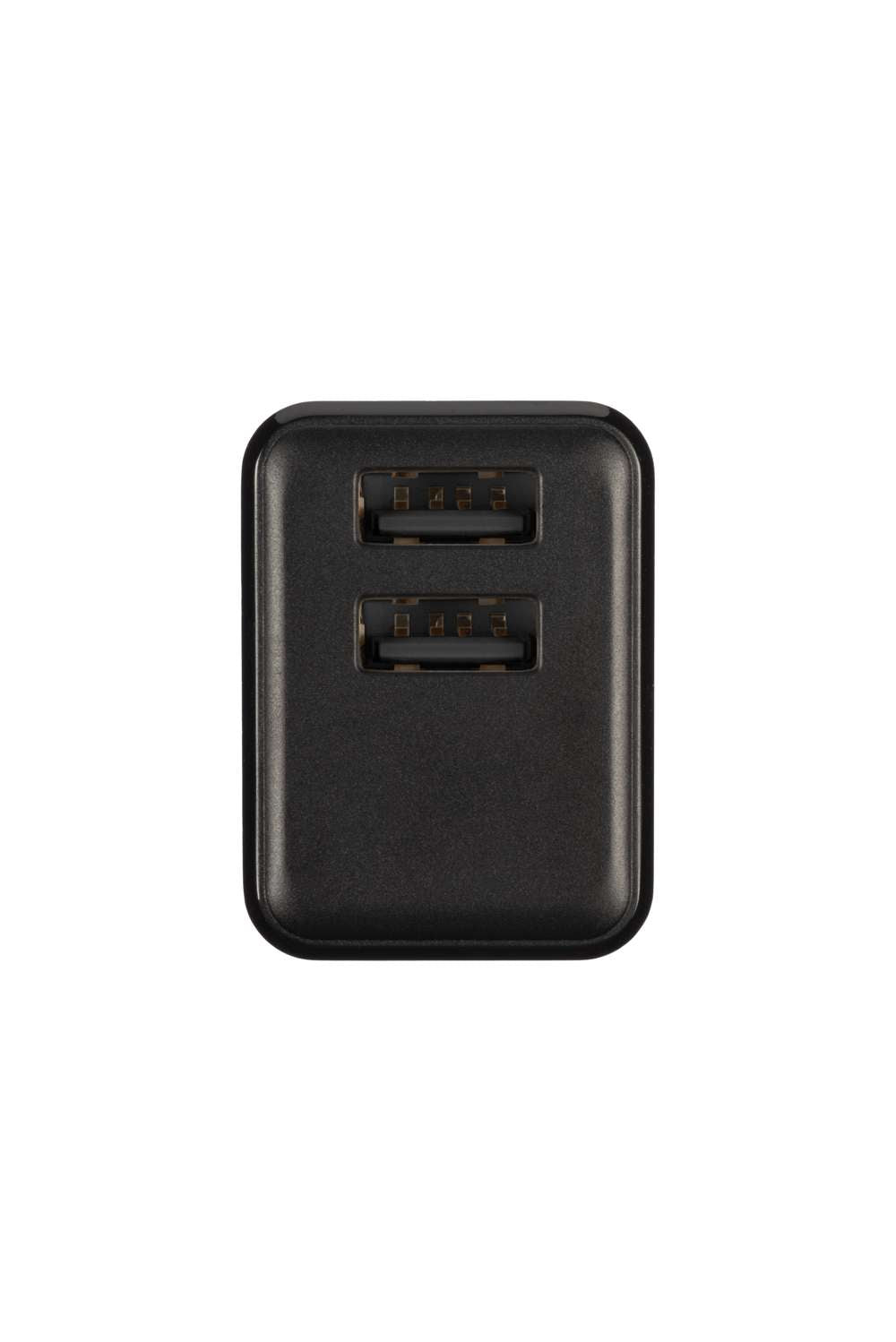 Volt Reiseadapter 2x USB - Schwarz