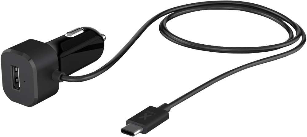 XPD14 - Power Auto-Ladegerät - USB, USB-C - Schwarz