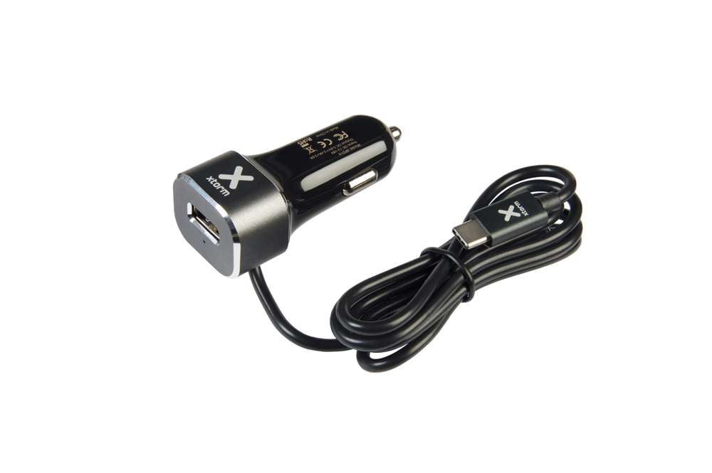 XPD14 - Power Auto-Ladegerät - USB, USB-C - Schwarz